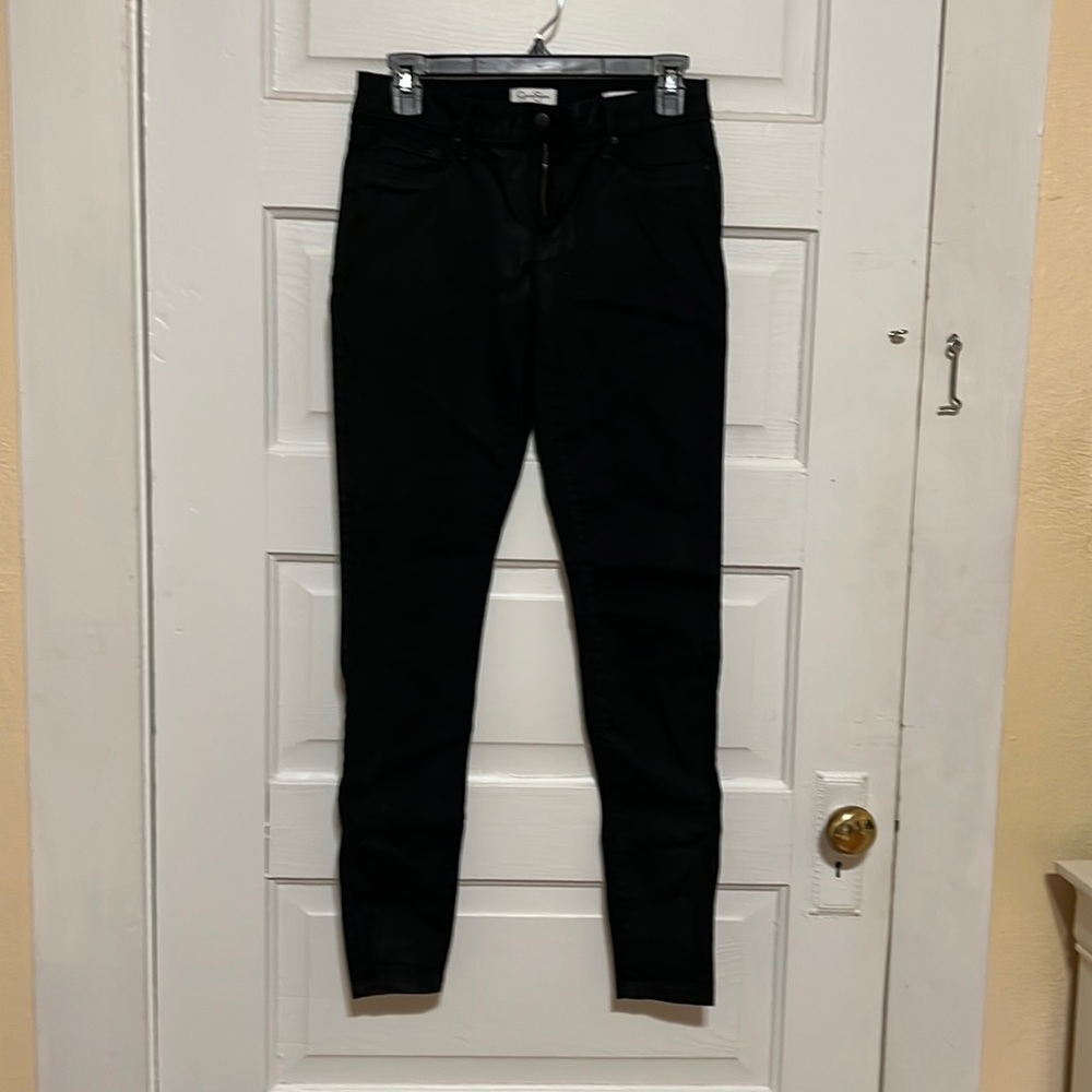 Jessica Simpson Womens Super Skinny Black pants size 6.